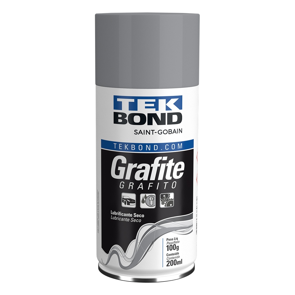 Limp.- Lubricantes - TEKSPRAY  367257 Grafito Seco  Cont (gr)  200ml/100gr  Aerosol  Gris Oscuro TEKBOND