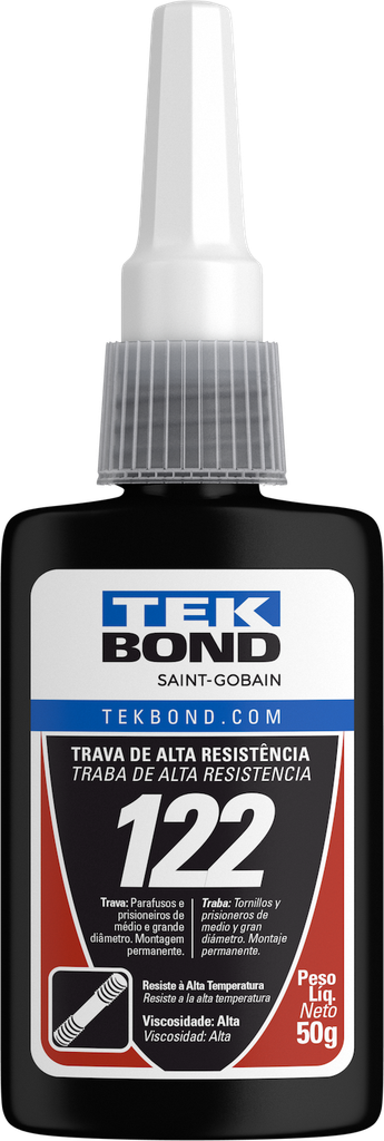 Traba Roscas   326895 122  Cont (gr)  50  Frasco  Naranja TEKBOND