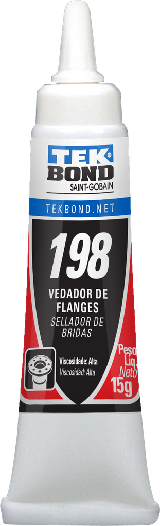 Sellado de Juntas  326963 198  Cont (gr)  15  Pomo  Rojo TEKBOND