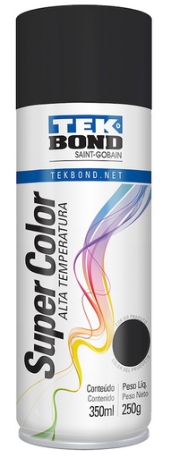 [69957366618] Pintura en aerosol color Negro Mate Alta Temp. 250gr. 366618 Tekbond